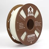DRPRINTSALOT Matte PLA+ Premium Quality 1.75mm 3D Printer Filament, 1 KG Spool, Dimensional Accuracy +/- 0.02mm, 3D Printing Filament (Matte White)