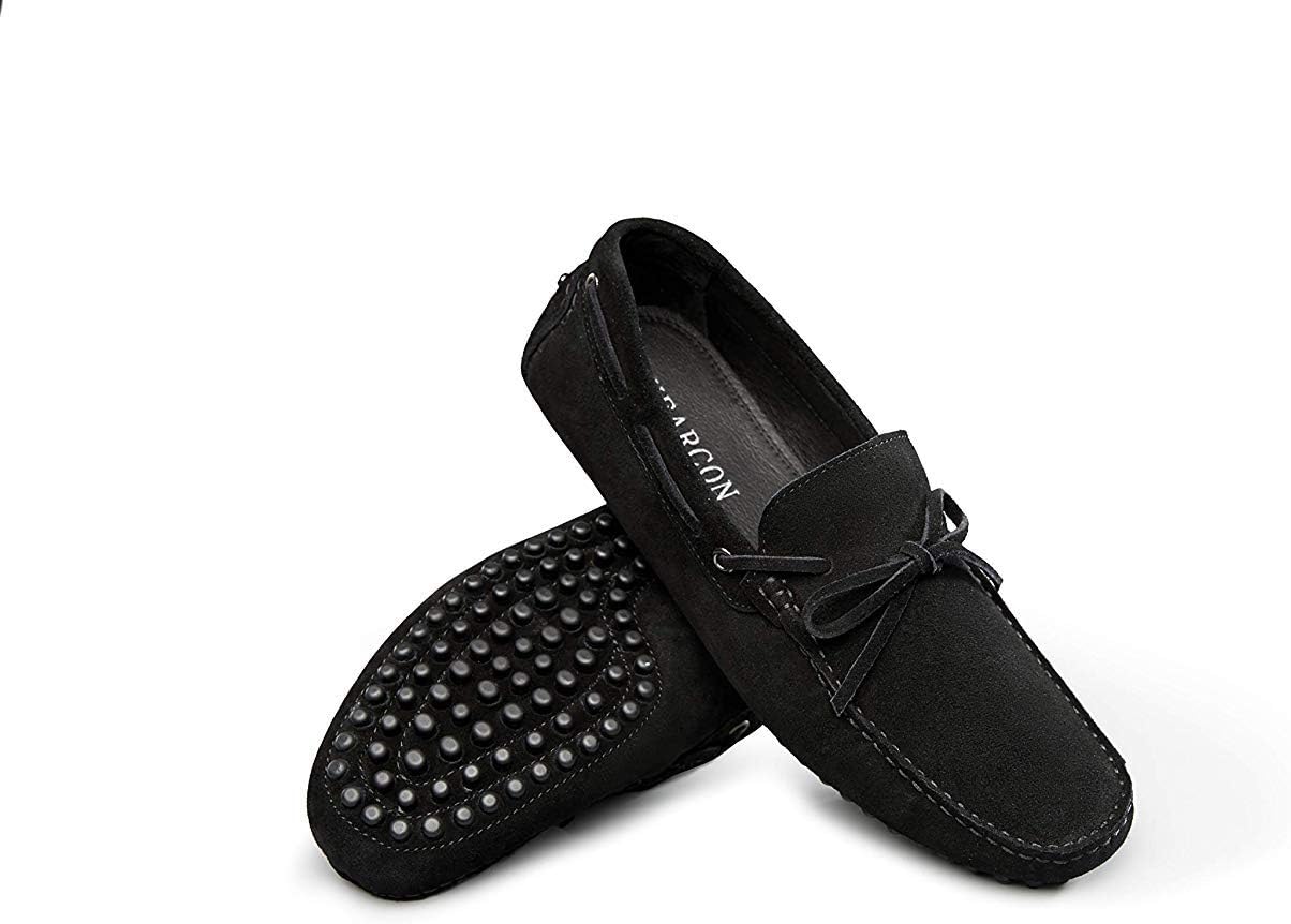 Yearcon Men's Leather Boat Shoes Loafers & Slip-Ons Driving Walking Outsole Casual Shoes