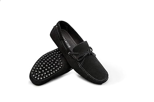 matte black loafers