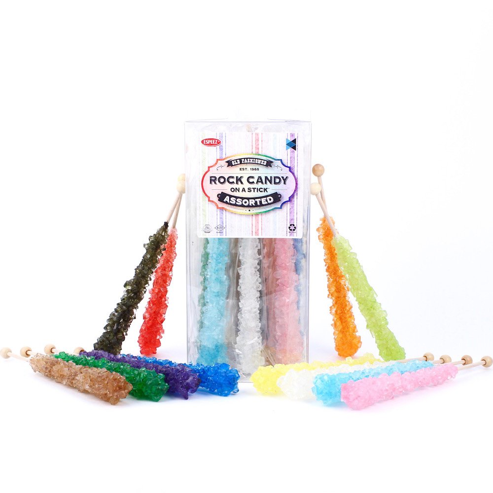 Rock Candy Swizzle Sticks Rock Candy Sticks 12 Sticks (Assorted