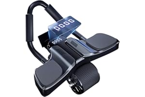 PAFAL Ab Roller Wheel with Elbow Support Automatic Rebound Abdominal Wheel Dolly Core Strengthening Trainer Fitness Belly Training Ab Roller 2024 New with timer ABs Roller Wheel Core Exercise Equipment