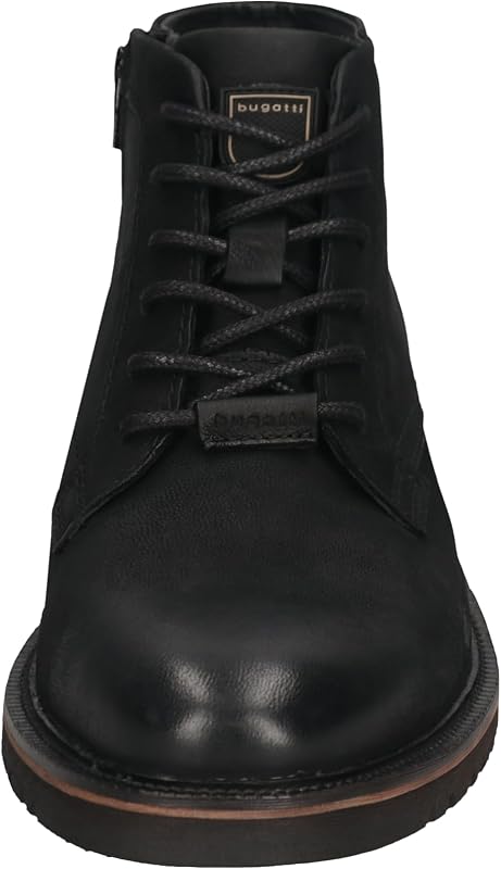Herren Schlupfstiefel, Männer Stiefel Kaltfutter,kaltgefüttert,Winterstiefel,Winterschuhe,uebergangsschuhe,Black/Black (1010),43 EU/EU UK