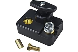 WAMEIJU Car Battery Disconnect Switches 12V/24V, Heavy Duty Battery Shut Off Switch, Quick Disconnect Battery Cut Off Universal Switch for Automotive, Rv and Boat(1 Pack)