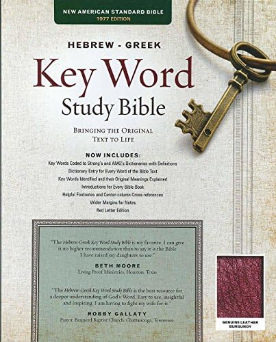 The Hebrew-Greek Key Word Study Bible: ESV Edition, Genuine