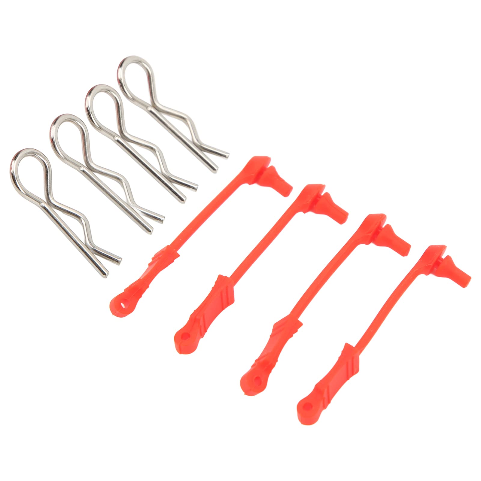 RC Car Body Clip Retainers Body Clip Retainer RC Car Body Shell Clip Retainers for Losi Lasernut U4 1/10 Remote Control Car (red) Rc Car Model Accessory