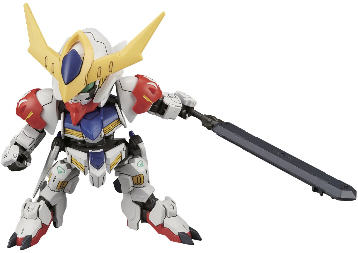 Bandai Hobby SD BB402 Gundam Barbatos Lupus DX Gundam IBO Action Figure