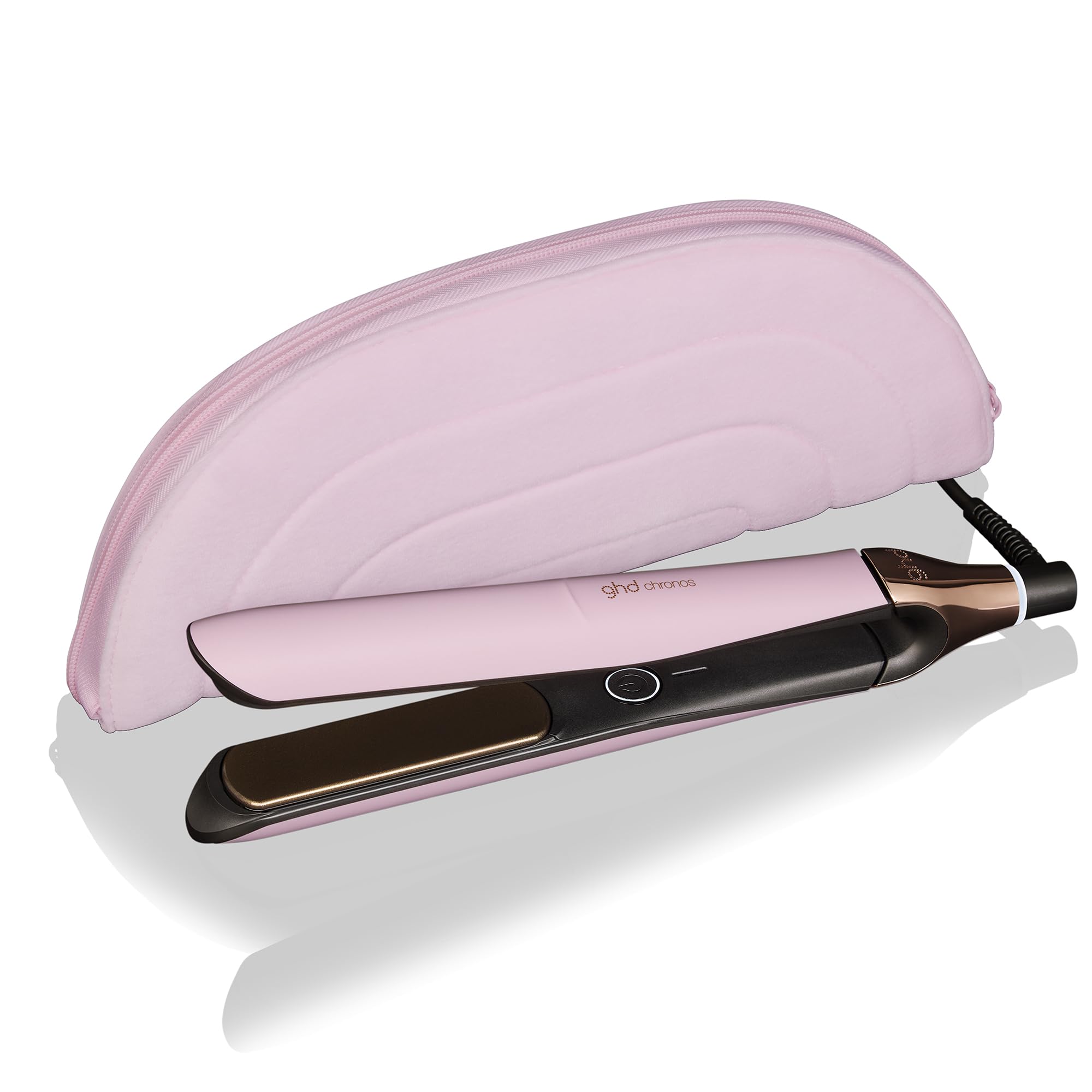 Photo 1 of ghd Chronos Professional Flat Iron, 1 Inch Plate, HD Motion-Responsive Technology, High-Definition Styling, 24Hr Results, Pink Sorbet