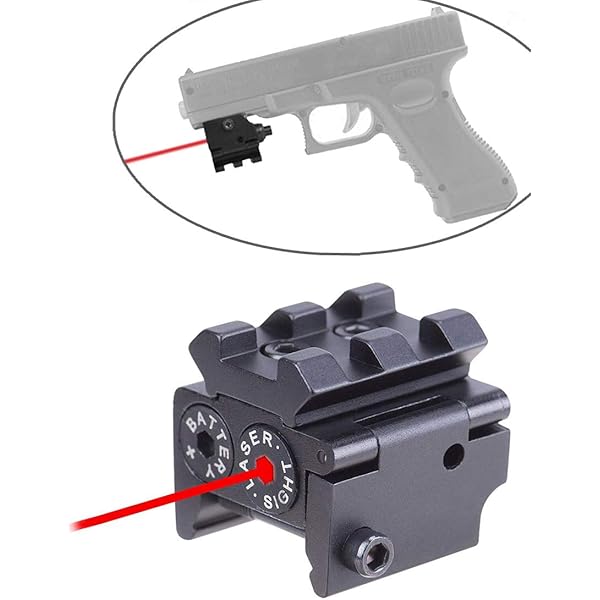 Waterproof Tactical Red Dot Laser Sight Scope picatinny rail Mount For
