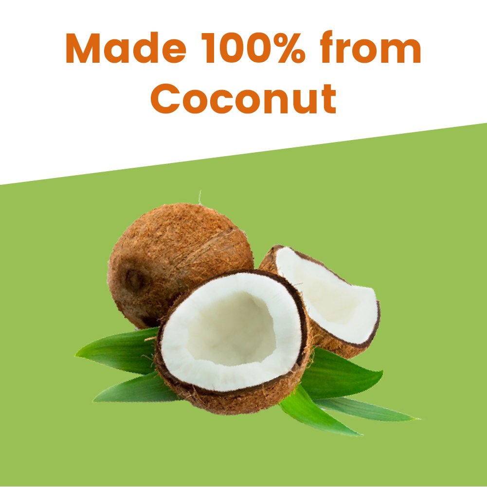 CatSpot Litter, 100 Coconut Cat Litter AllNatural, Lightweight Dust