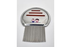 PRIVATE LICE CARE Terminator Stainless Steel Lice Comb, Professional Nit Removal Tool for All Hair Types