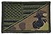 USA Flag / Marine Corps' EGA 2.25x3.5 Military Patch / Morale Patch - Multicam