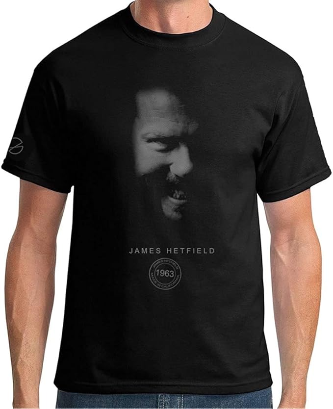 James Hetfield of Metallica TShirt with Short Sleeve for Men Men