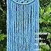 Blue Macrame Cord Colorful Natural Cotton Macrame Cord Wall Hanging Plant Hanger Craft Making Knitting Cord Rope 3mm (3mm Lake Blue)