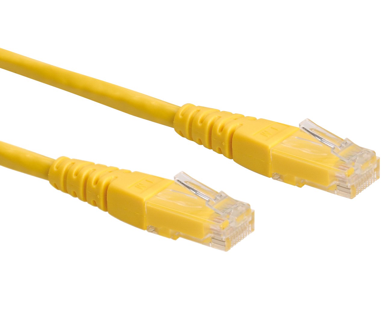Roline LAN cable Cat 6 | UTP Ethernet network cable with RJ45 connector Yellow 1.5 m