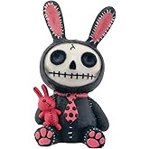 Black and Pink Bunny Bun-Bun Furry Bones Collectible Figurine