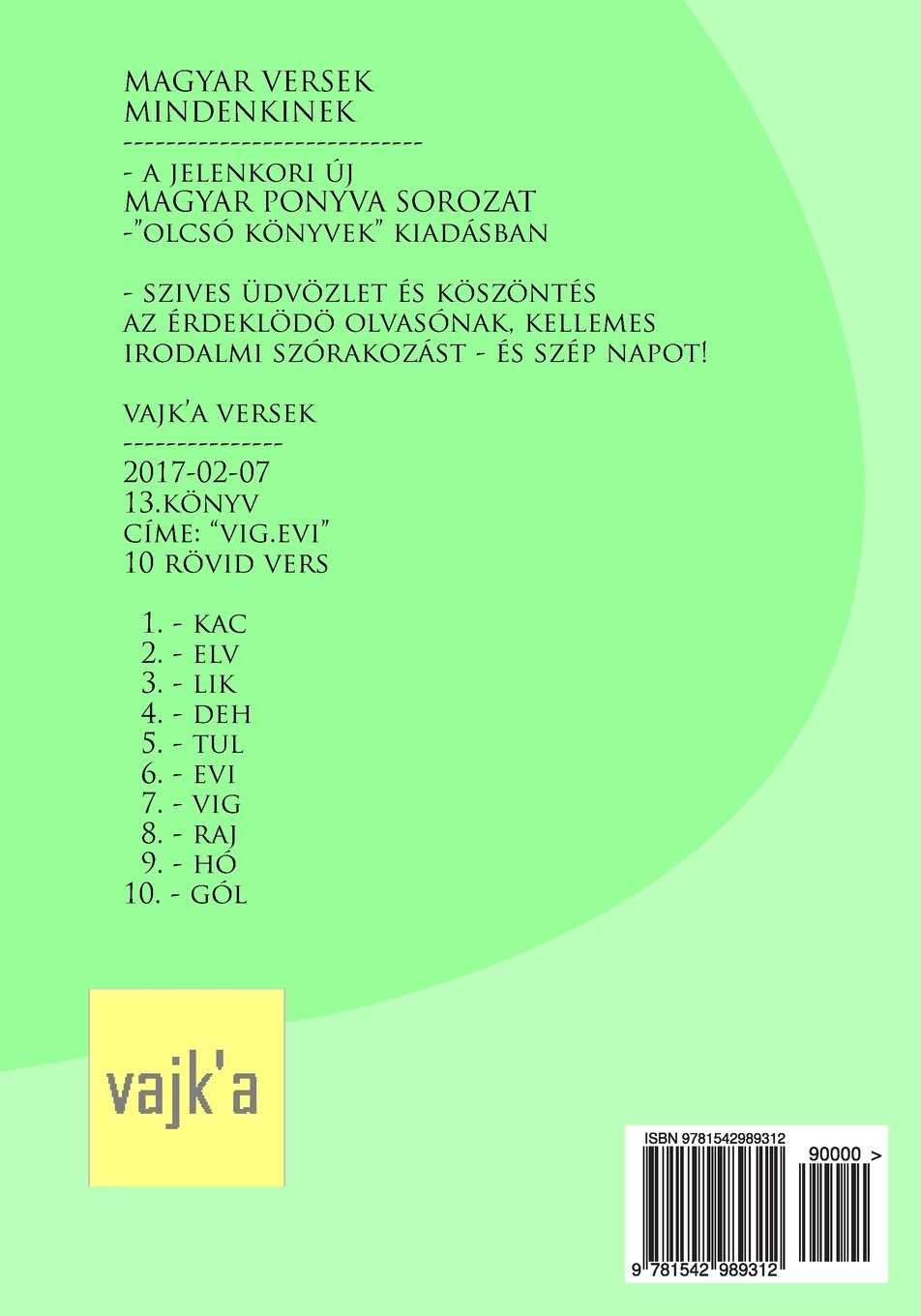 Buy Magyar Ponyva Vigevi Volume 13 Az új Magyar Ponyva - 