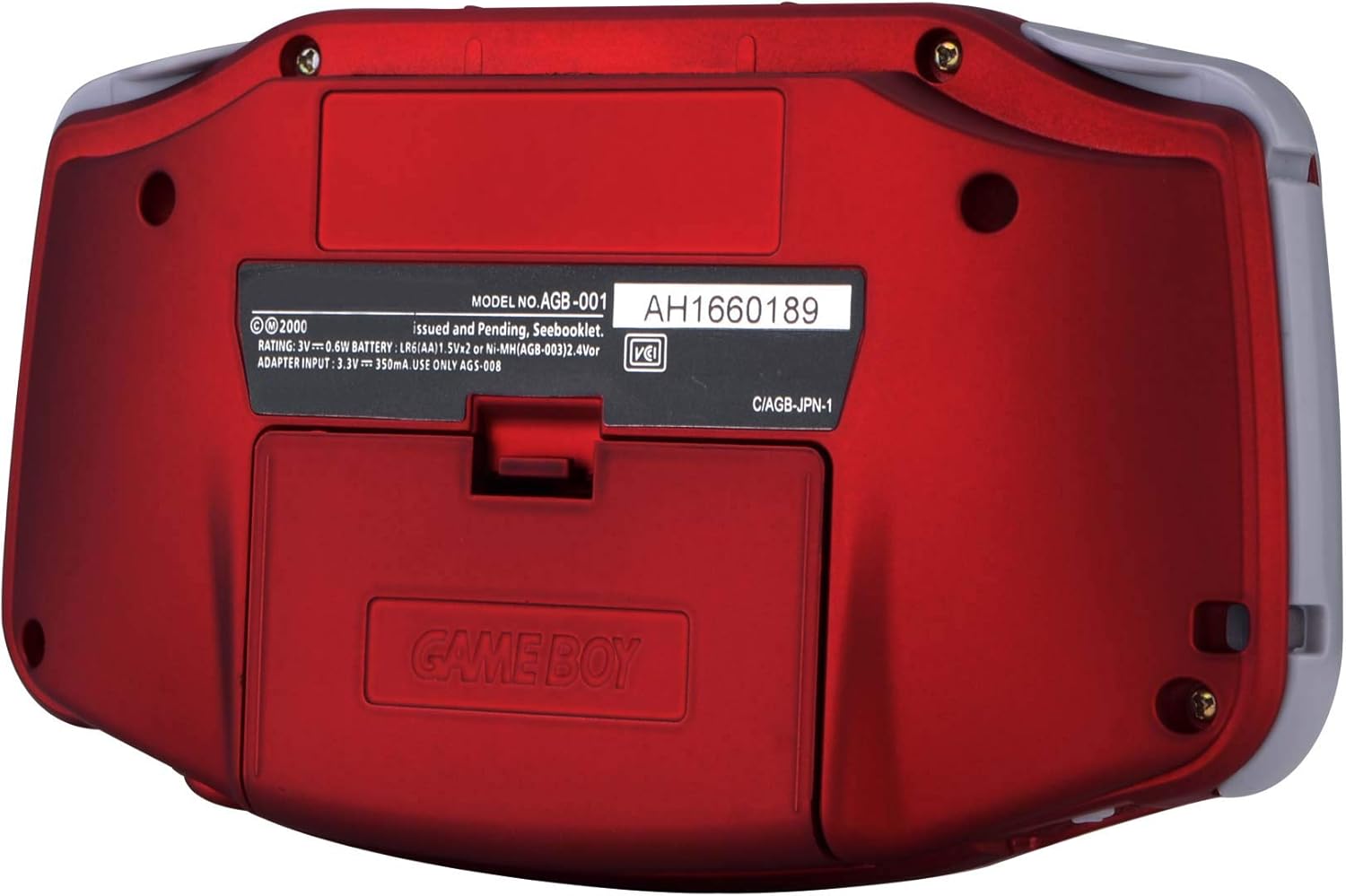 eXtremeRate Scarlet Red Soft Touch GBA Replacement Full Housing Shell Cover w/Buttons Screws Screwdriver Tools Set for Gameboy Advance - Handheld Game Console NOT Included: Computers & Accessories