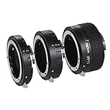 Andoer Auto Focus Macro Extension Tube Set Copper