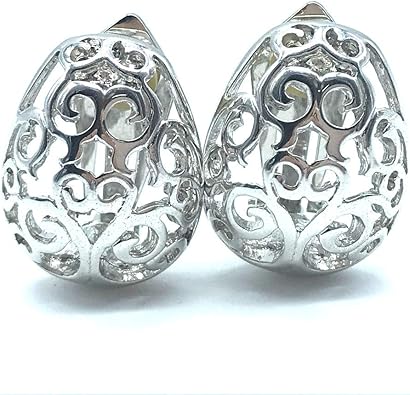 Amazon イヴ サンローラン Yves Saint Laurent ヴィンテージ アールレローダ ツタモチーフ クリップ式 アクセサリー 耳飾り イヤリング メッキ レディース 中古 イヤリング 通販