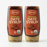 Date Syrup - Organic Date Syrup - Vegan, Kosher, Gluten Free, No Added Sugar - Healthy Natural Sweetener, from Kartago - 12.35 oz Bottle (Pack of 2)