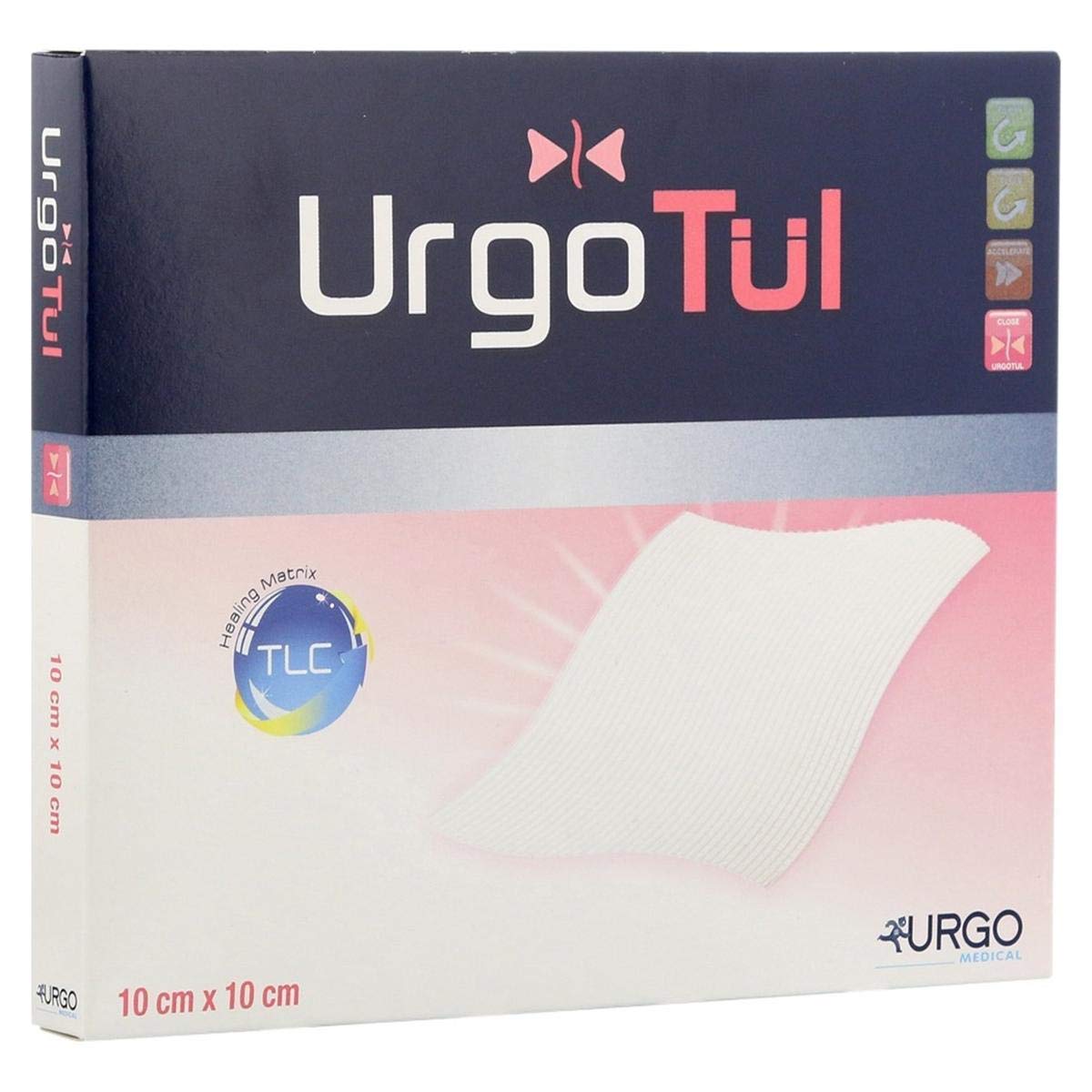 Urgotul Soft Polymer Wound Dressing - 10cm x 10cm - 5 Dressings
