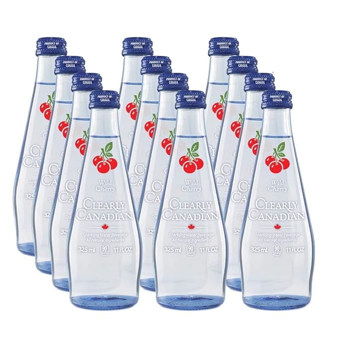 Clearly Canadian, Wild Cherry Sparkling Spring Water