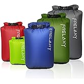 Frelaxy Dry Bag 3-Pack/5-Pack, Ultralight Dry Sack, Outdoor Bags Keep Gear Dry for Hiking, Backpacking, Kayaking, Camping, Swimming, Boating
