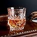 Nile Whiskey Glasses, Gift Pack Set Of 2 - Scotch Lead Free Liquor Tumblers, Dishwasher Safe, Classic Old Fashioned Barware, Rum Vodka Glassware, Elegant Ultra Clarity Cocktail Bourbon Whisky Glass