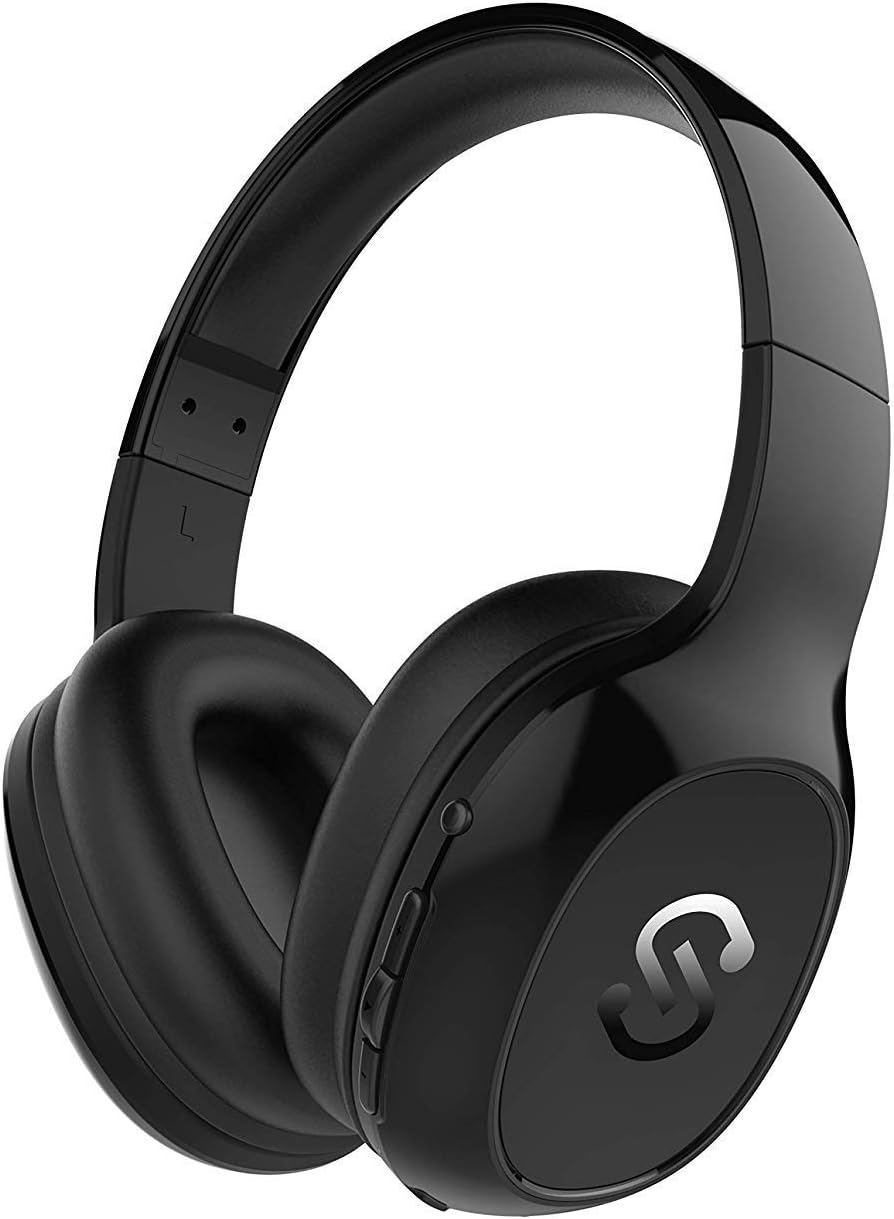 Cascos Bluetooth 4.1 SoundPEATS A2 Auriculares de Diadema Inalámbricos Over-ear con Micrófono Manos Libres Bass Potente 20 Horas de Duración Súper Cómodos para PC/TV/IOS/Android
