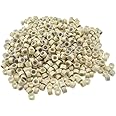 HAHIYO 500pcs Blonde 5.0x3.0x3.0 mm Micro Links Hair Extension Beads Silicone Lined Hair Extensions Rings for Professional Salons Extensions Tool
