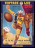 LSU Tigers 2015 Vintage Football Calendar by 