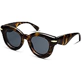 Appassal Cute Round Sunglasses for Women Men Trendy Chunky Thick Inflated Shades AP3695