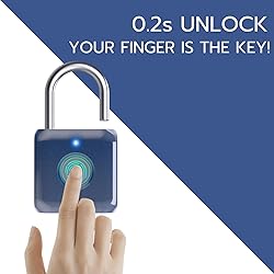 Pothunder Fingerprint Padlock, Smart