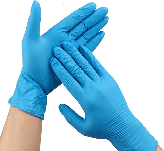 YJZO AntiStatic Disposable Nitrile Gloves Oil Acid Resistance Gloves