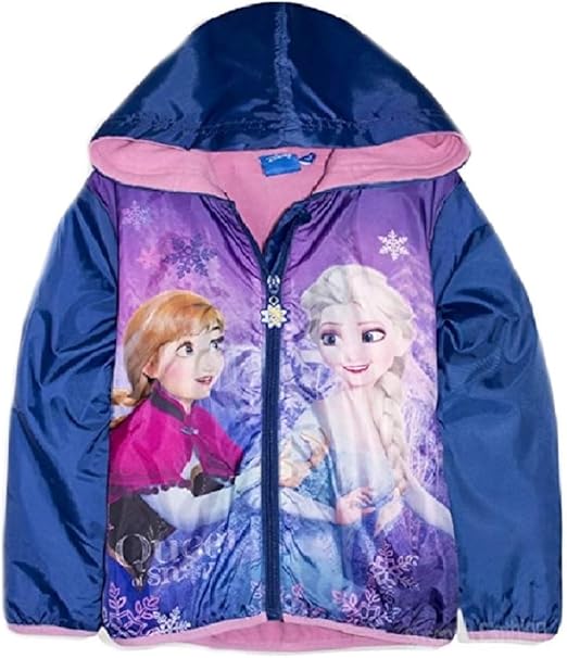 Eiskönigin Thermojacke Mit Kapuze | Warm Gefüttert & Kuschelig Weich