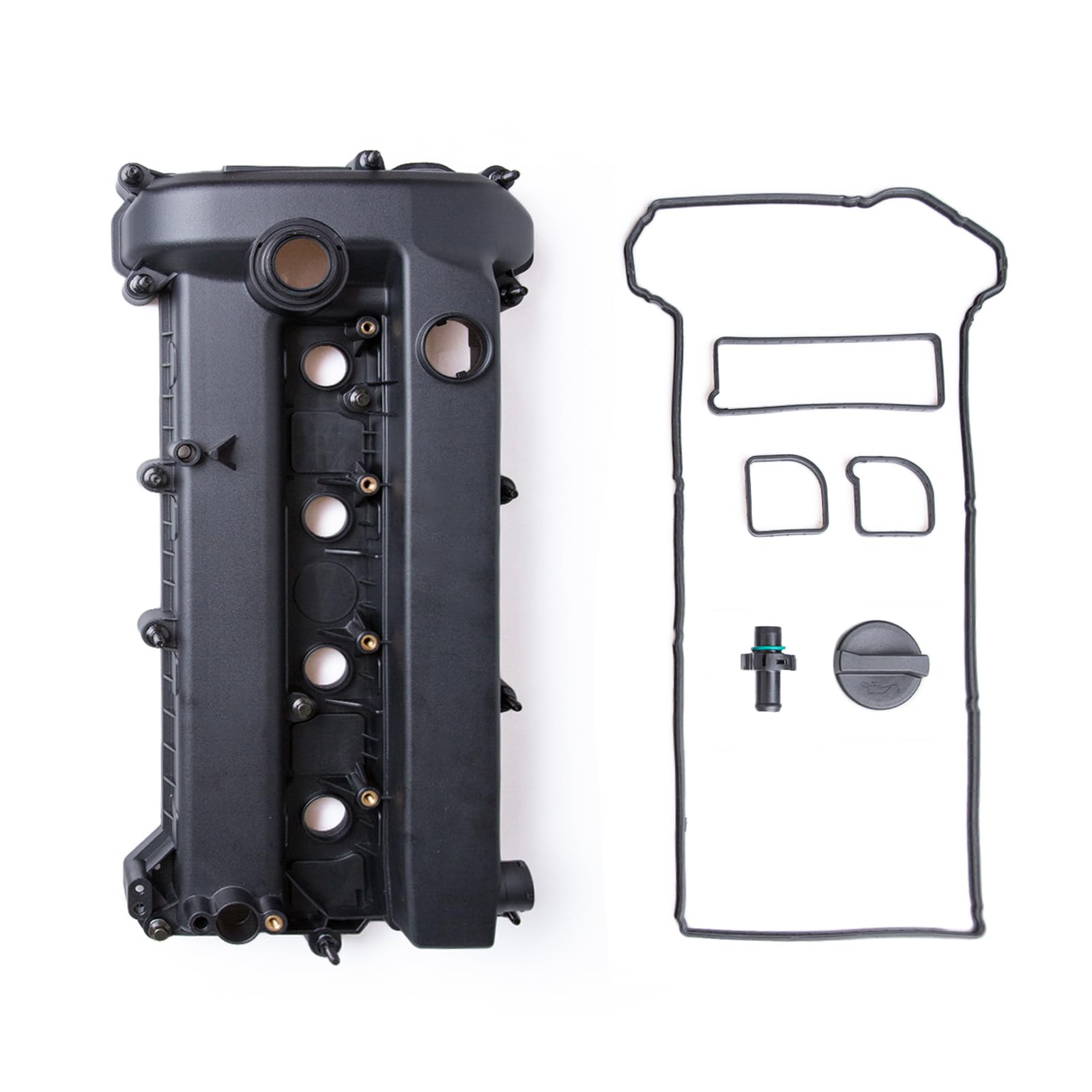 Photo 1 of Baxzl Valve Cover with Gasket for Mazda 3 2010-2013 Mazda 5 2009-2015 Mazda 6 2011-2013 Mazda CX-7 2010-2012 2.0L 2.3L 2.5L L4 Replaces L502-10-210E L3Y1-10-210A L502-10-210B L502-10-210C