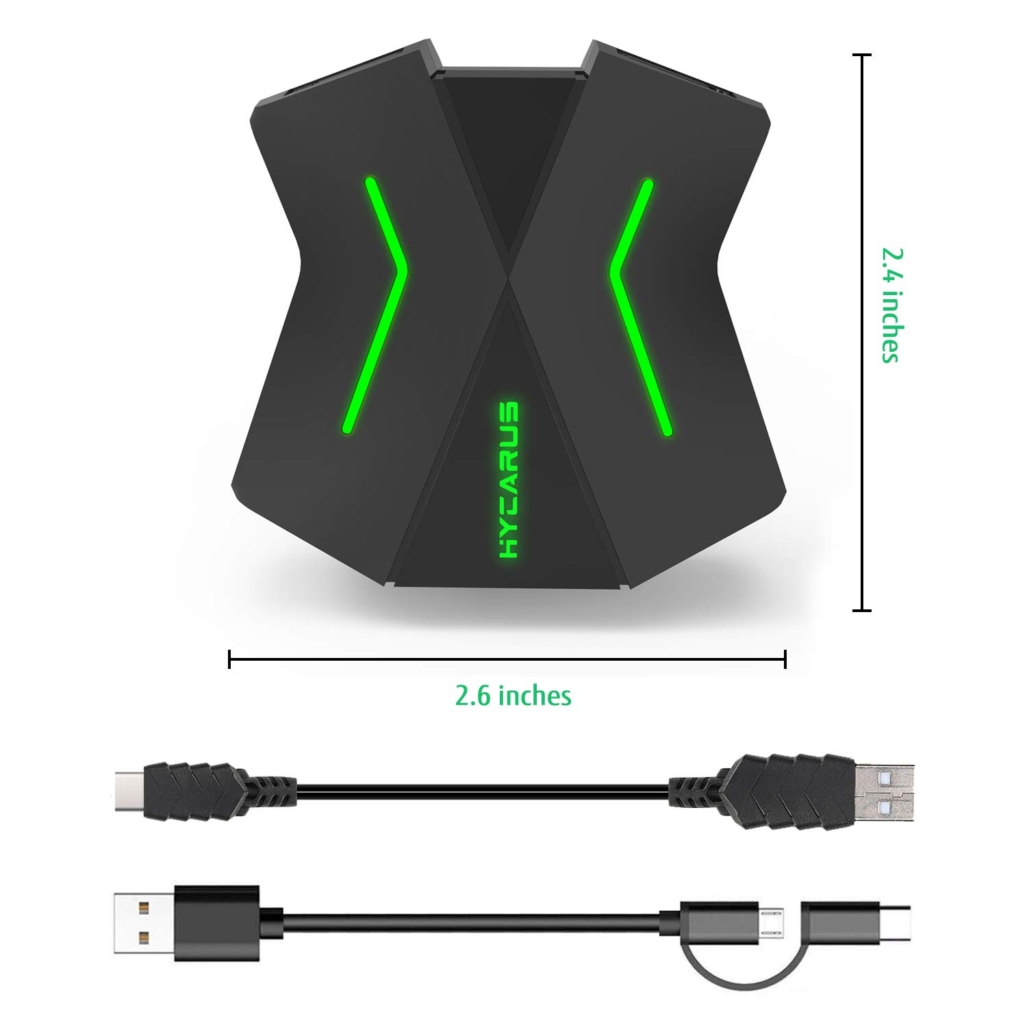 [Support 3.5mm Headset] HYCARUS Keyboard and Mouse Adapter for Nintendo