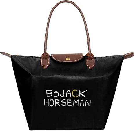Bojack Reiter Logo Faltbar Einkaufstaschen Grosse Tragetasche Handtaschen Schwarz Schwarz Einheitsgrosse Amazon De Computer Zubehor