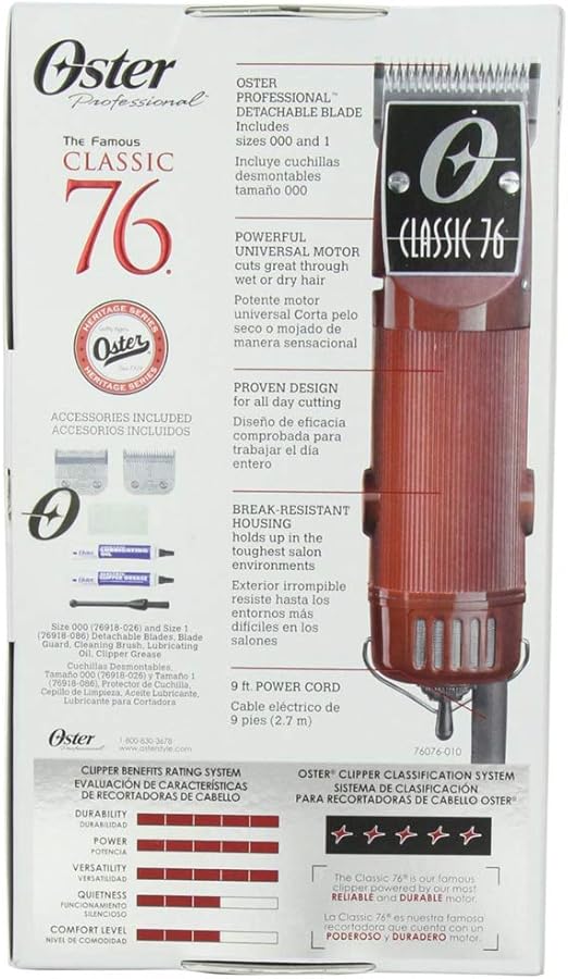 oster classic 76 universal motor clipper 76076010