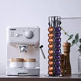 XIAPIA Nespresso Coffee Capsule Holder 40 Pod Rotating Stand, Modern Finish view 2