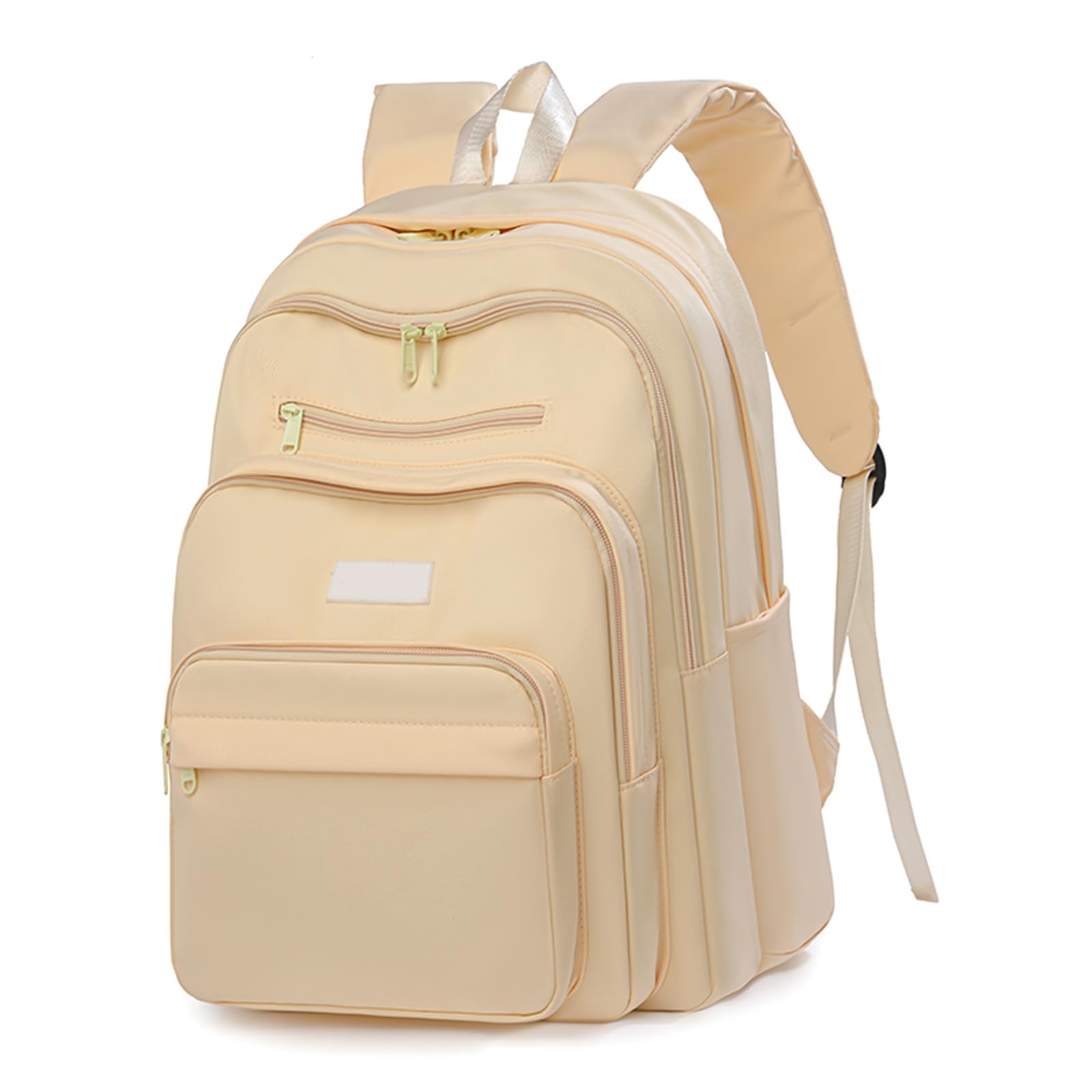 Photo 1 of College Cute Backpack for School Kids Teen Girls Aesthetic Travel Waterproof Backpack Lightweight Middle High School Bag Students Bookbag Large Capacity Casual Daypack Backpack for Women Men (Yellow?