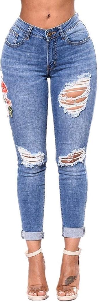 BERSHKA Jeans pour Femme W 26 - L 32 Taille 36 (Réf #L156