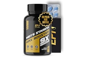EPN SUPPLEMENTS Erection Support for Men Fast Acting + Testosterone Enhancement | #1 Dosed Blood-Flow + Muscle Builder | Gain Muscle, Boost Libido, Firmness & Size | Grow 3-7" with 9 Powerful Ingredients - 90 Pills