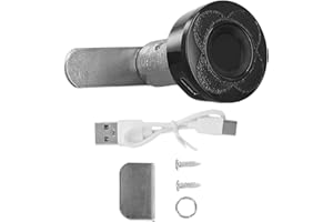 YobiLife Drawer Fingerprint Lock Cabinet Door Electronic Smart Lock For Closet Shoe Cabinet Without Drilling(20mm black)