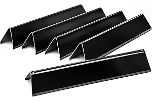 UNIFLASY 15.3" Heavier Flavorizer Bars for Weber Spirit & GS4 Spirit II 300 Series, Spirit II E-310 (Front-Mounted Control), for Weber Grill Parts, for Weber 7636, 5-Pack Porcelain-enameled
