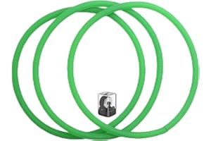 ALIKIDS 3 Pack Rock Tumbler Replacement PU Belt, Size: Wire Diameter 4mm, Diameter 80mm