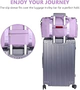 Flintronic Foldable Travel Duffel Wet Dry Separation Purple 48x27x28cm view 7
