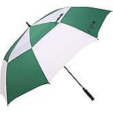 Doubwell golf umbrella large oversize 68 inches air vent double canopy windproof automatic straight rain umbrellas for men and women