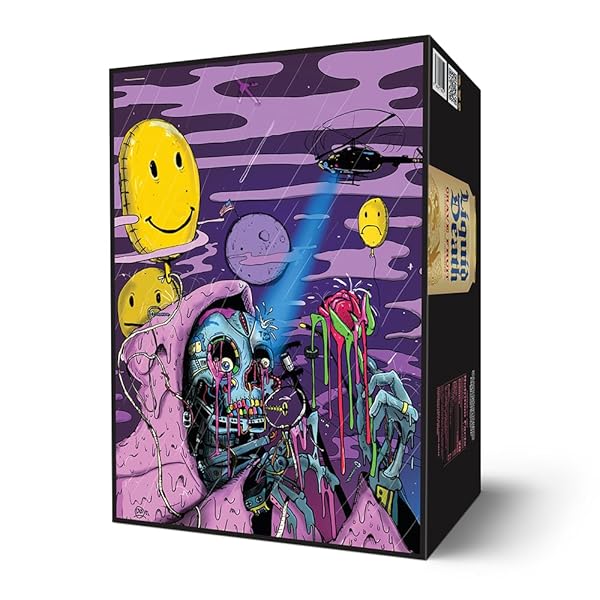 LIQUID DEATH, GRAVE FRUIT, GRAPEFRUIT-FLAVORED SPARKLING WATER, 8-PACK (19.2OZ CANS), LOW CALORIE & NO ARTIFICIAL SWEETENERS