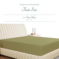 Carressa Linen 100% Egyptian Cotton Twin Fitted